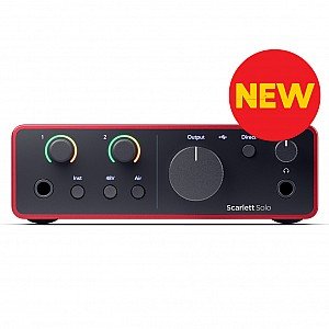 Focusrite Scarlett Solo 4th Gen USB Audio Interface