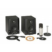 Samson Studio GT Pro Active Monitors with USB Interface and C01 Microphone (Package)