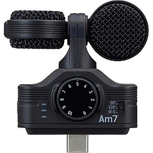 Zoom  Am7 Stereo Microphone for Android, MidSide Stereo, Rotatable Capsule for Alignment with Camera