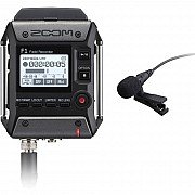 Zoom F1 LP Field Recorder + Lavalier Mic