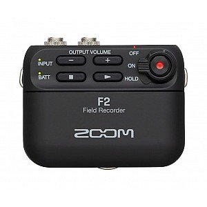 Zoom F2 Field Recorder & Lavalier Mic 32 Bit Float Technology