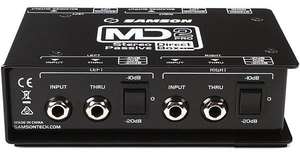 SAMSON MD2PRO - boîte de direct passive stéréo