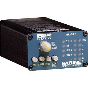 Sabine FBX SL820 Digital Feedback Eliminator with 1/4 Inch I/O