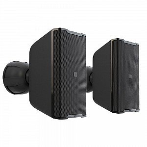 LD Systems DQOR 3 B 3 inch Two Way Passive Indoor/Outdoor Installation Loudspeaker 8 Ohm, Black (Pair)