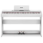 Donner DDP 95 88 Key Weighted Hammer Upright Digital Piano, White