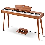 Donner DHP-100 Pro 88 Key Touch Sensitive Digital Piano, Wood