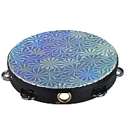 Remo TA 4110 46 Prizmatic Tambourine 10" Single Row Jingles