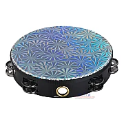 Remo TA 4210 43 Prizmatic Pinwheel Tambourine 10” Double Row Jingles