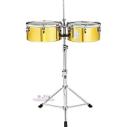 Meinl DG1415 Diego Gale Solid Brass 14 & 15 Inch Signature Artist Timbales