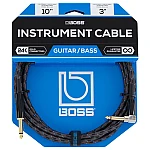Boss BIC 10A Straight to Right Angle Instrument Cable 