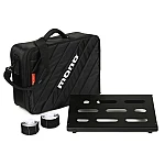 Mono Pedalboard Small Black and Pro Accessory Case 2.0, Black
