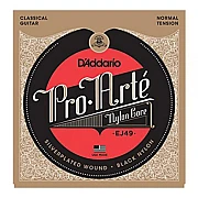D Addario EJ49 Pro Arte Normal Tension Black Nylon Classical Guitar Strings