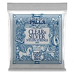 Ernie Ball 2403 Ernesto Palla Clear & Silver Nylon Classical Guitar Strings, Medium Tension