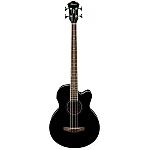 Ibanez AEB8E 4 String RH Acoustic Electric Bass, Black High Gloss