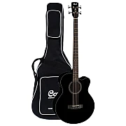 Cort SJB5F Acoustic Bass Guitar (with Bag)