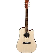 Ibanez PF10CE OPN Dreadnought Open Pore Natural Electric Acoustic Guitar