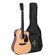 Sigma DMC 1E Dreadnought Acoustic Electric Guitar with Bag