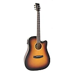 Tanglewood TW5 E SB Cutaway Dreadnought Acoustic Electric Guitar with Bag