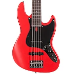 Sire Marcus Miller V3P 5 Passive 5 String Electric Bass, Red Satin