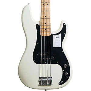 Fender Standard Precision Bass Maple FB, Olympic White Made in Indonesia