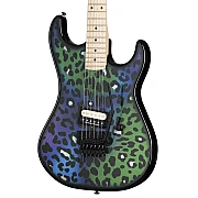 Kramer  Baretta Custom Graphics Feral Cat Electric Guitar, Rainbow Leopard