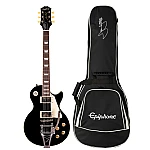 Epiphone Les Paul Standard 50s Bigsby Electric Guitar with Premium Gig Bag, Ebony