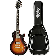 Epiphone Les Paul Standard 50s Figured Bourbon Burst Electric Guitar with Gig Bag