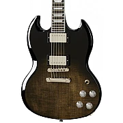 Epiphone SG Modern Figured Electric Guitar, Trans Black Fade