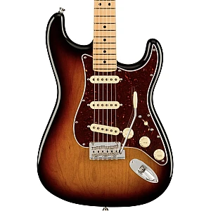 Fender American Professional II Stratocaster Electric Guitar, Maple FB, 3 Tone Sunburst
