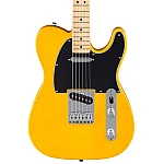 Fender Standard Telecaster Electric Guitar Maple FB, Butterscotch Blonde Made in Indonesia