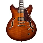 Ibanez AS93FMVLS Artcore Expressionist Series HollowBody Electric Guitar, Violin Sunburst