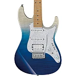 Ibanez AZ224F Premium - Blue Iceberg Gradation & Brown Topaz Burst