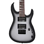 Jackson Dinky Minion JS1X Electric Guitar, Amaranth FB, Metallic Silver Burst