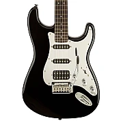 Squier Standard Fat Strat HSS, Laurel FB Black & Chrome Electric Guitar
