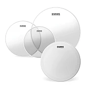 Evans G2 EPP G2HDD R Clear Drum Heads Pack with 14 inch HD Dry 
