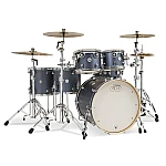 DW Design 6 Piece Drum Set, Blue Slate
