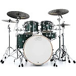 DW Design 6 Piece Drum Set, Strata Green