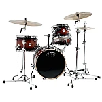 DW Design Mini Pro 16" 4 Piece Drum Set, Tobacco Burst