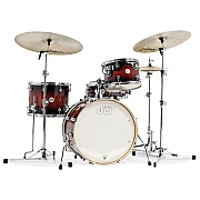 DW Design Frequent Flyer 20" 4 Piece Drum Set with Snare, Tobacco Burst