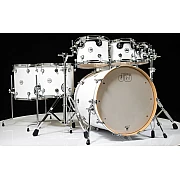 DW Design 7 Piece Drum Set, Gloss White