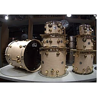 DW Collector's Natural Satin Gold Hardware SSC 7 Piece Drumset