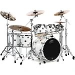 DW Performance WC7 7 Piece Drum Set, White Ice