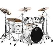 DW Performance WC7 7 Piece Drum Set, White Ice