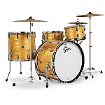 Gretsch Brooklyn GB E8266 6 Piece Drum Set, Antique Oyster