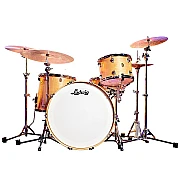 Ludwig Continental Pro Beat Plus LCO5044NDIR Natural Maple 4 Piece Drum Set with Throne 