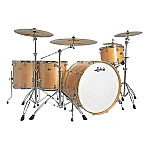 Ludwig Continental 26 LCO5064NDIR Natural Maple 4 Piece Drum Set with Throne
