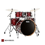 Natal Arcadia RED STRATA KAR-UF22-RST 5 Piece Drum Set