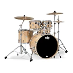 PDP Concept Maple PDCM2215NA Natural Lacquer 5 Piece Drum Set