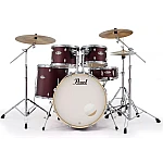 Pearl Export Exx726 SPN/C 6 Piece Drum Set, Satin Scarlett