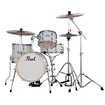 Pearl Midtown MT564C33 4 Piece Drum Set with Hardware, Pure White